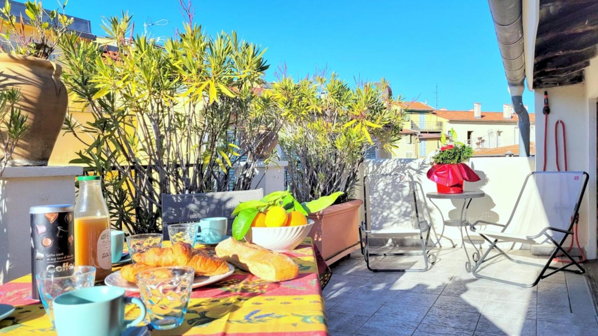 Ze Perfect Place - De Charme Nicois - 2 Chb & 2 Sdb - Ac - Terrasse - Vieux Apartment Nice